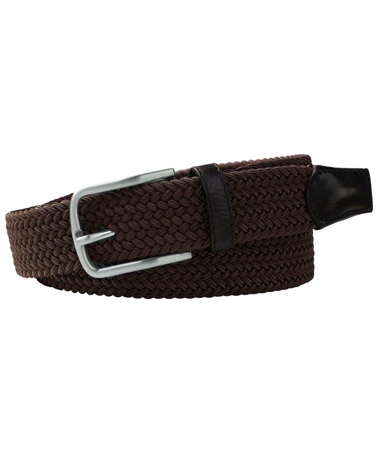 Brown elastic belt