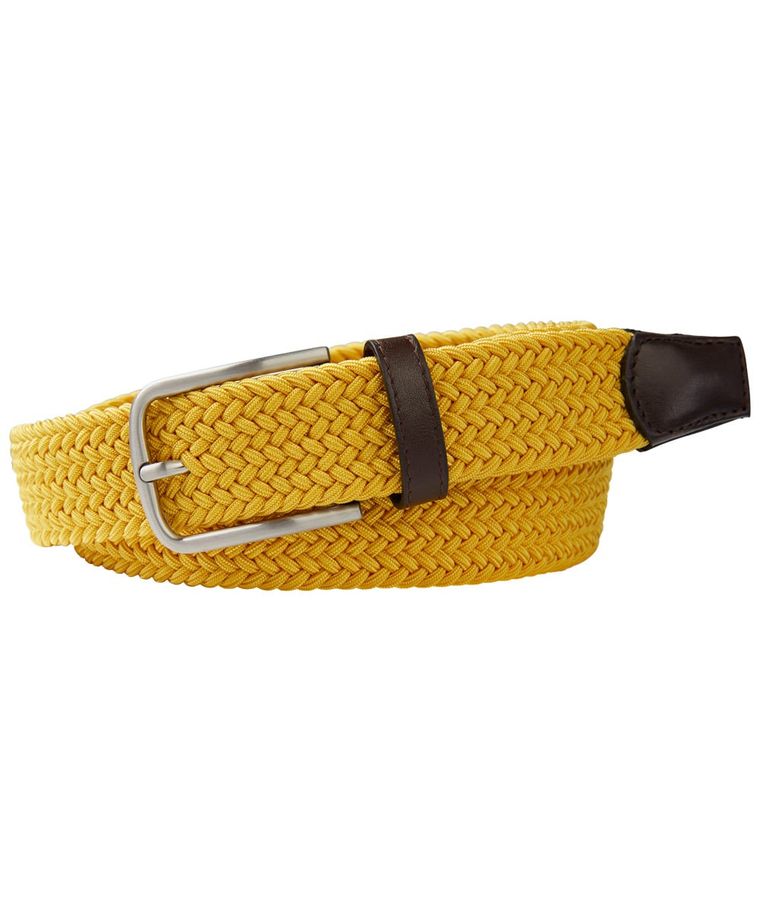 Yellow elastic belt