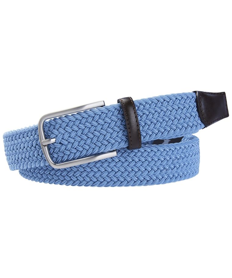Jeans blue elastic belt