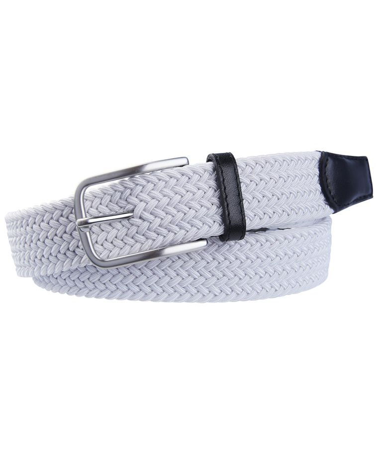 White elastic belt