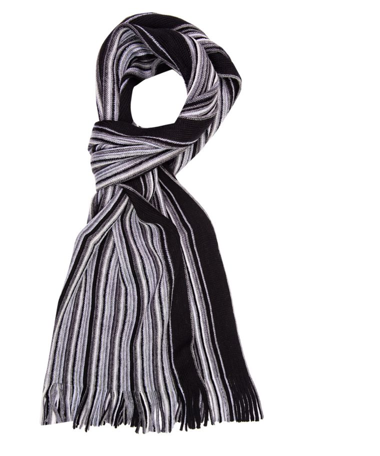 Black rachel wool scarf
