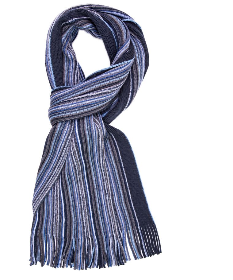 Blue rachel wool scarf