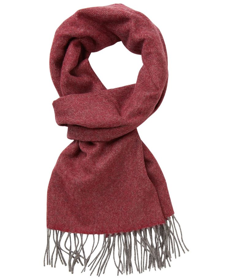 Bordeaux wool scarf
