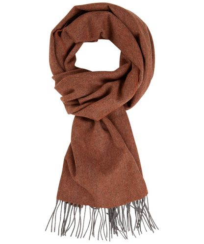 PROFUOMO Orange wool scarf
