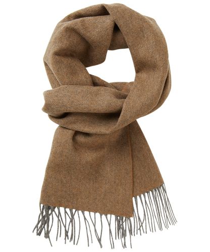 PROFUOMO Taupe wool scarf