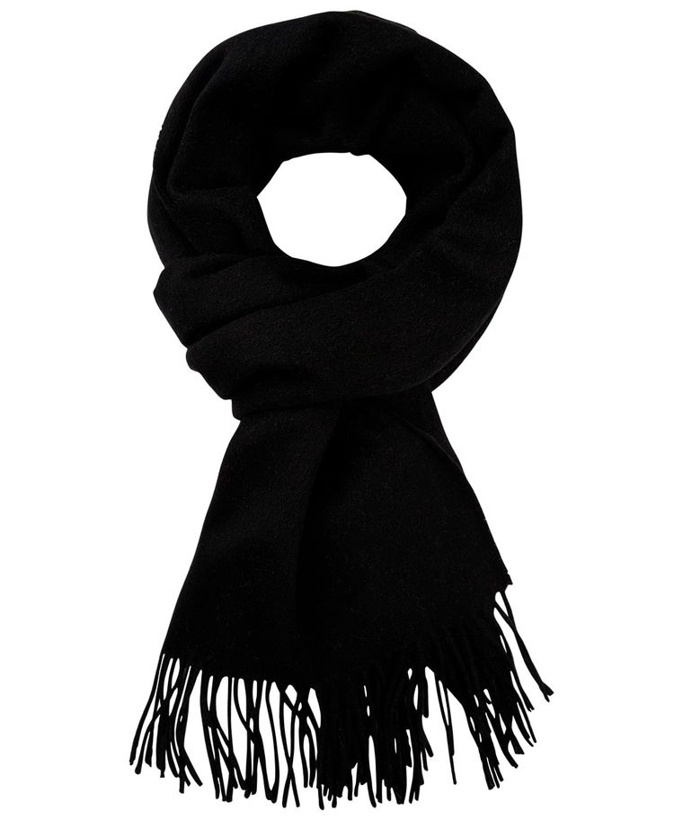 Zwart wollen sjaal