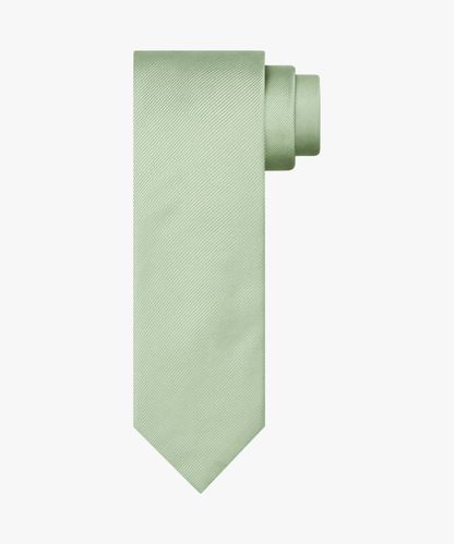 Profuomo Light green silk tie