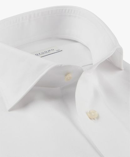 Profuomo Weißes Supima-Hemd