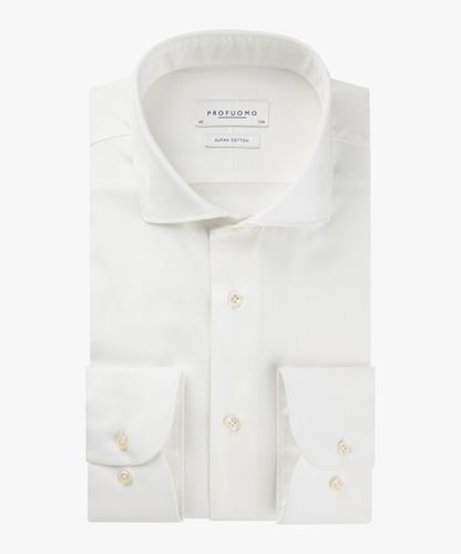 Profuomo Off-white Supima wedding shirt