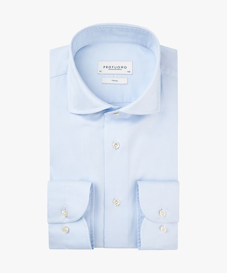 The ultimate blue travelshirt extra LS