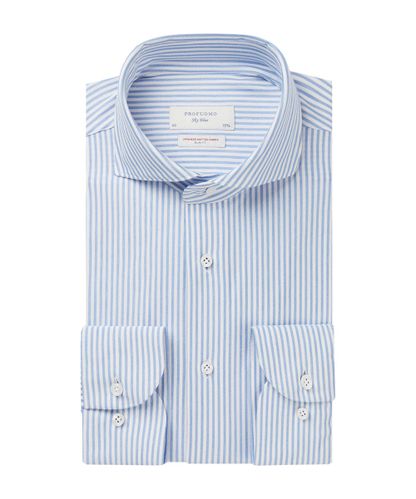 PROFUOMO Striped Japanese knitted shirt