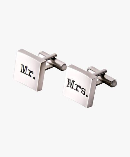 Profuomo „Mr & Mrs“-Manschettenknöpfe