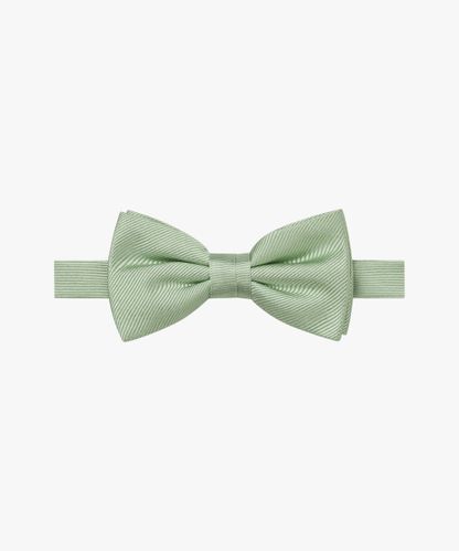 Profuomo Light green silk bow tie