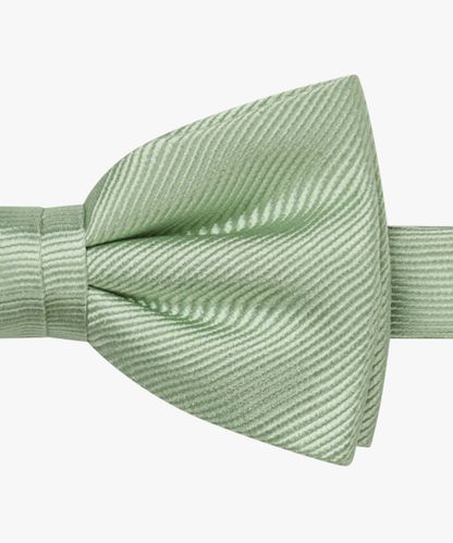 Profuomo Light green silk bow tie