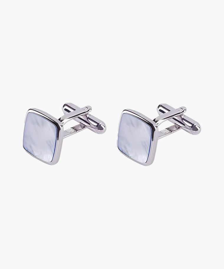 Blue mother of pearl cufflinks