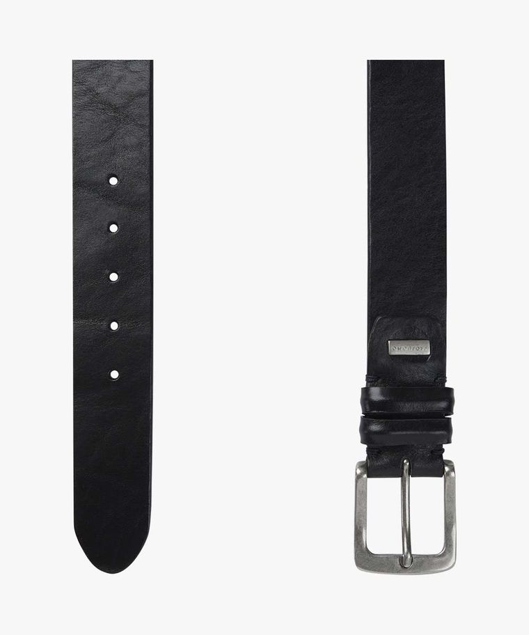 Black casual belt