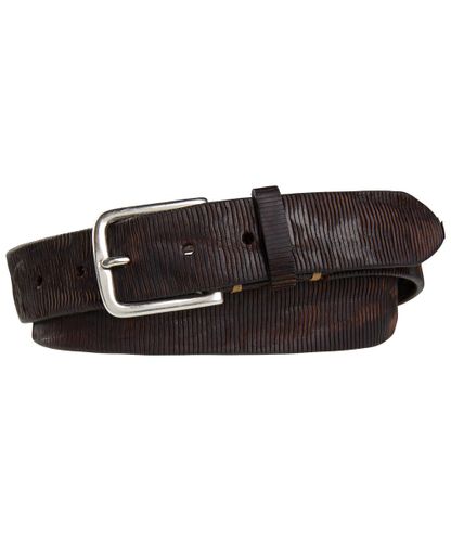 PROFUOMO Brown leather belt