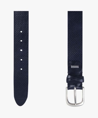 Profuomo Navy casual belt