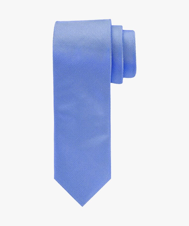 Blue Oxford silk tie