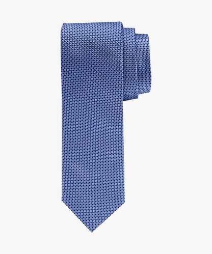 Profuomo Blue pattern silk tie