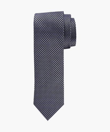 Profuomo Grey pattern silk tie