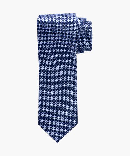 PROFUOMO Blue pattern silk tie