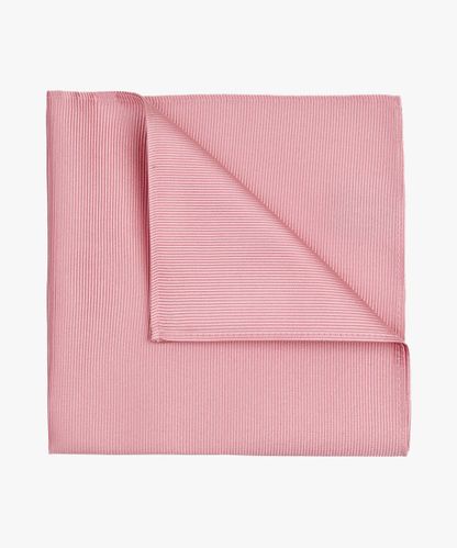 PROFUOMO Pink silk pocketsquare