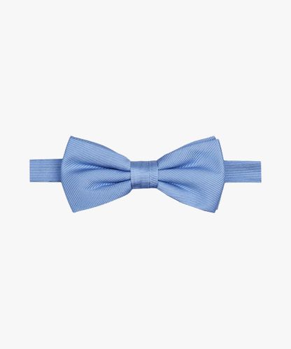 Profuomo Blue silk bow tie