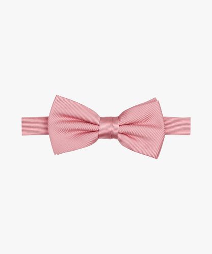 Profuomo Pink silk bow tie
