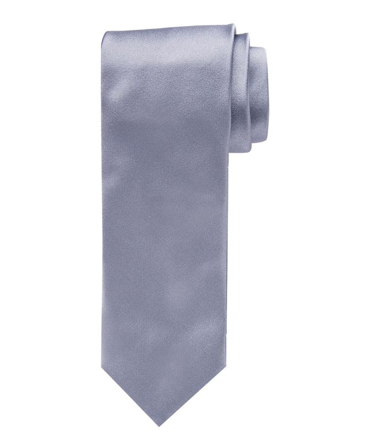 Grey royal satin-silk tie