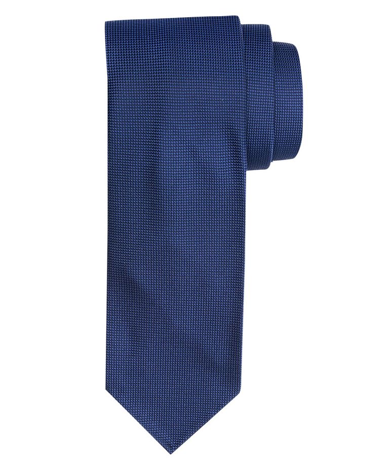 Mid-blue imperial oxford 7-fold silk tie