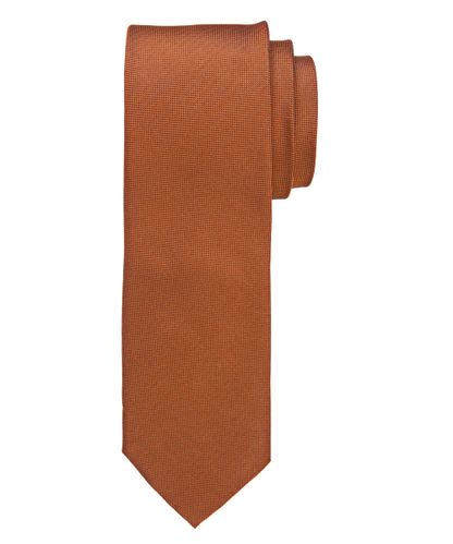 Society Oranje zijden stropdas 