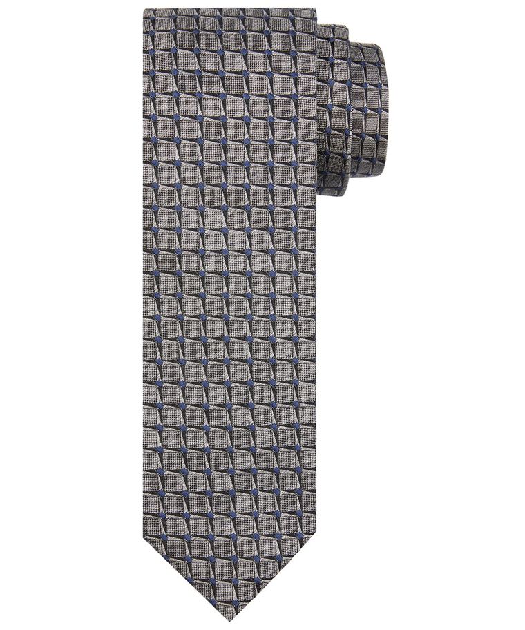Grey woven tie