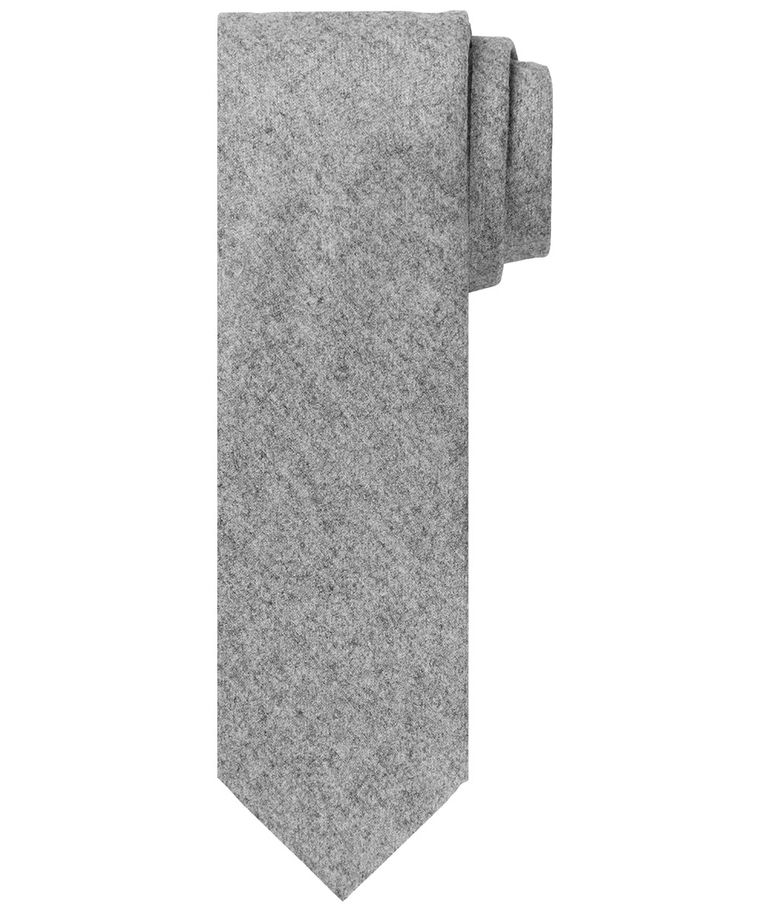 Grey wool tie
