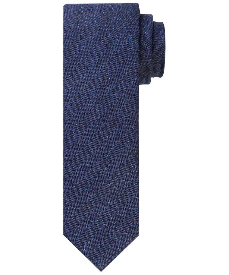 Blue woven tie
