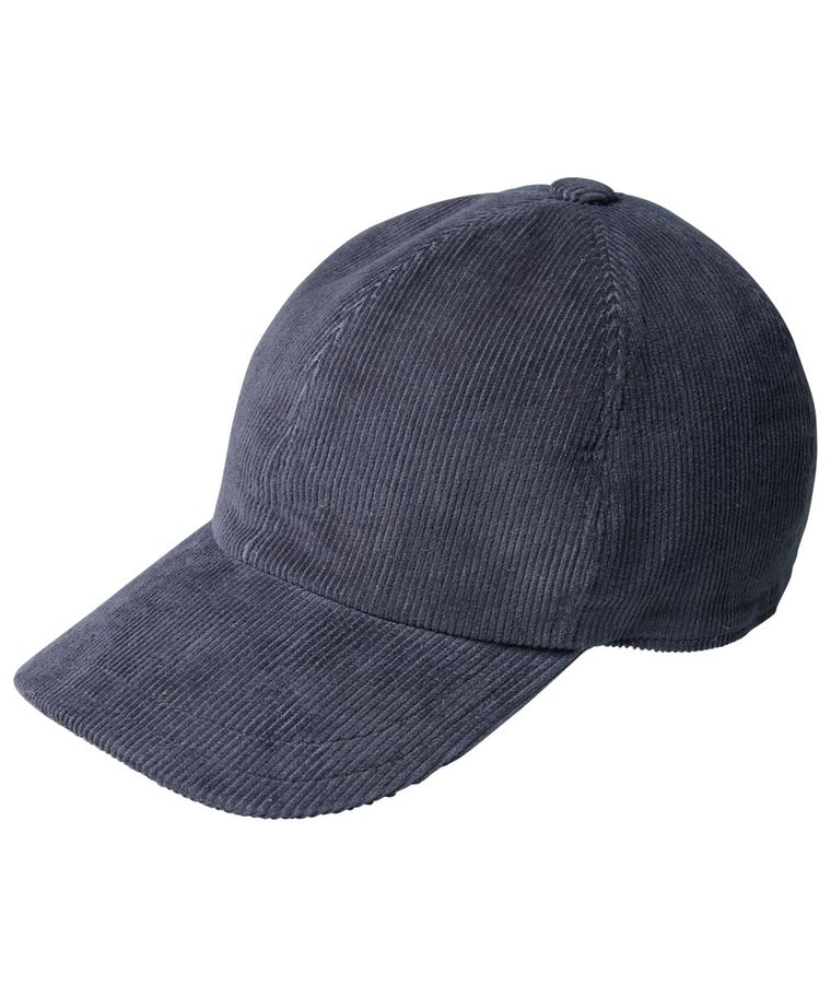 Grey ribbed cap