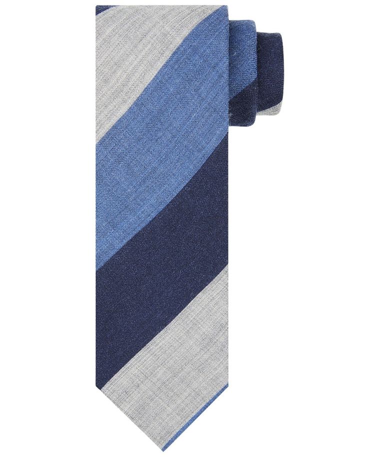 Blauw gestreepte stropdas