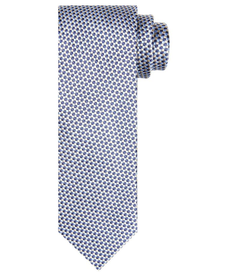 Lichtblauwe zijden stropdas