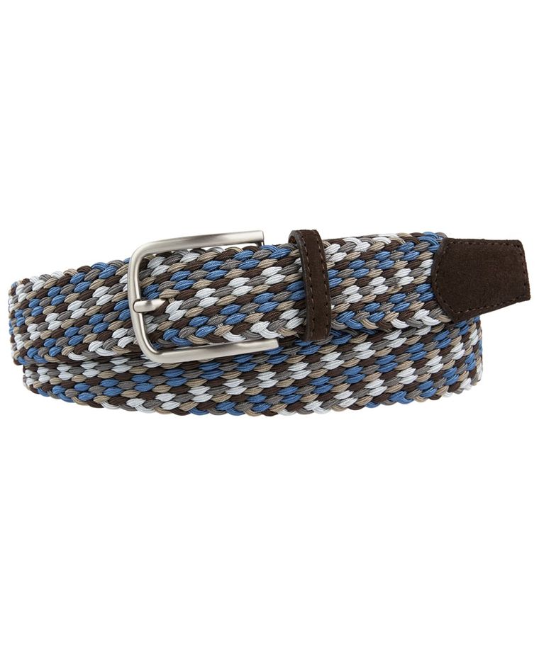 Blue coloured elasticated belt
