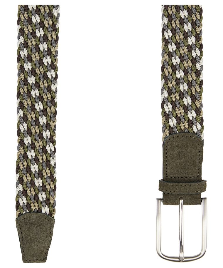 Green coloured elasticated belt
