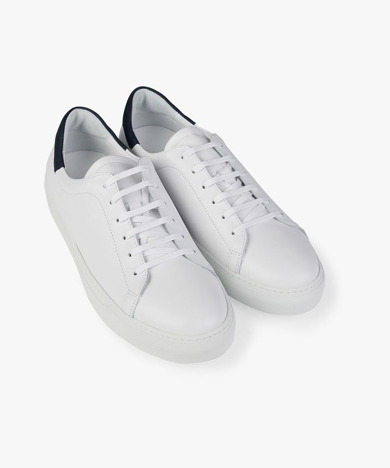Weiße Leder-Sneaker
