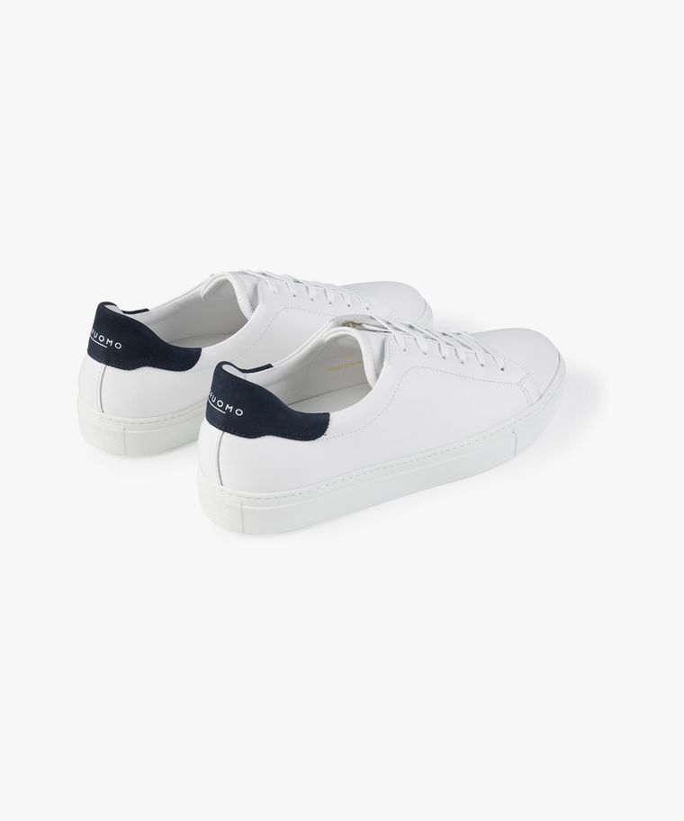 Weiße Leder-Sneaker