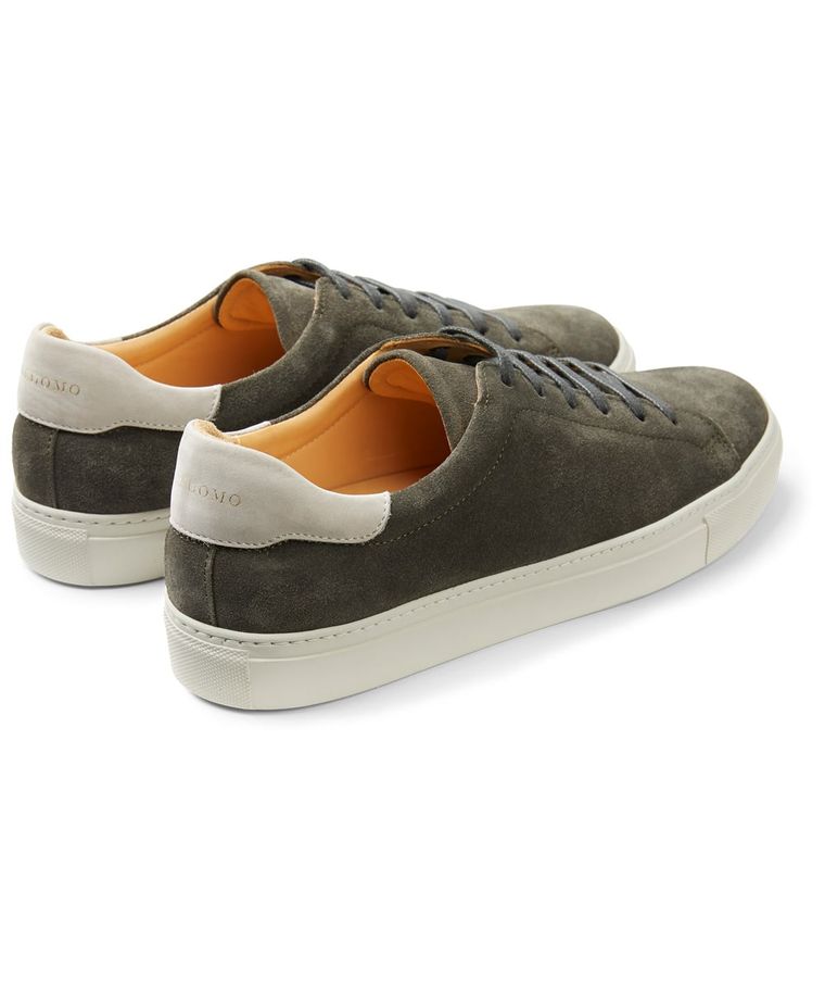 Army suede sneakers