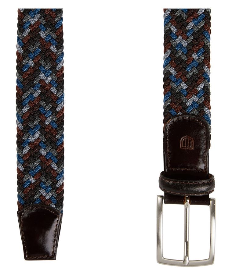 Blue elasticated belt