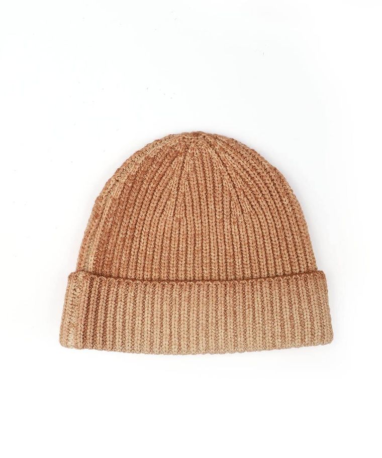 Camel knitted hat