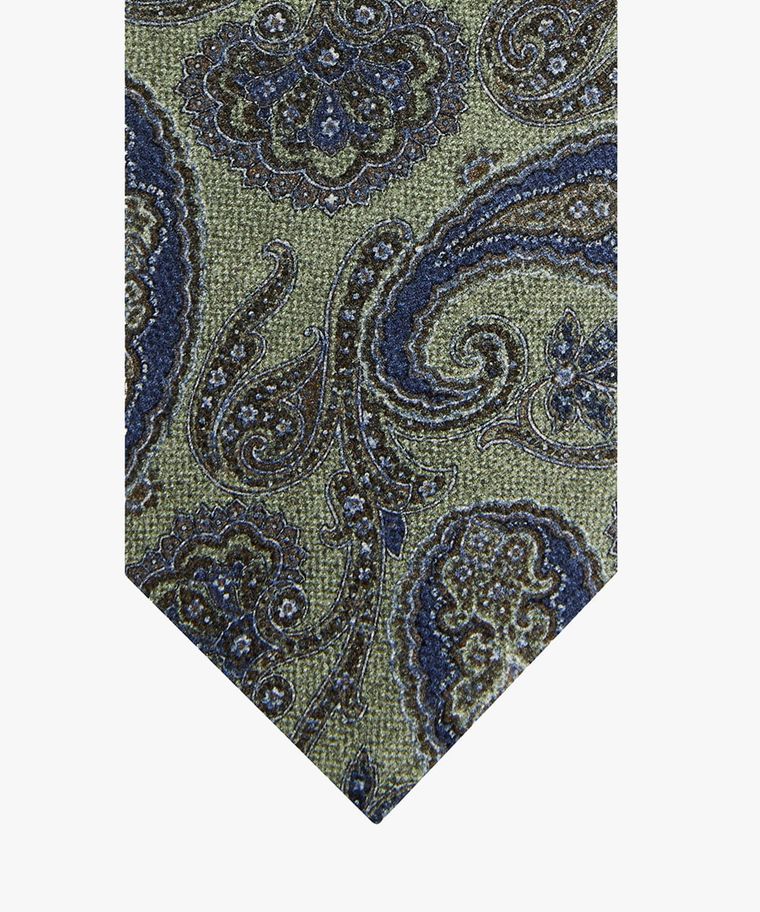 Grüne Paisley-Krawatte