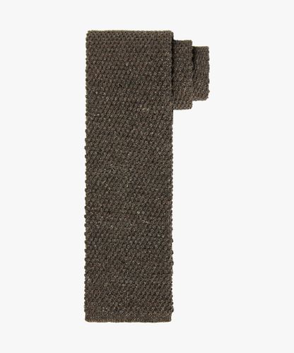 PROFUOMO Brown knitted tie