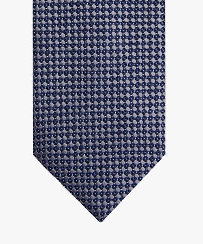 PROFUOMO Grey silk tie