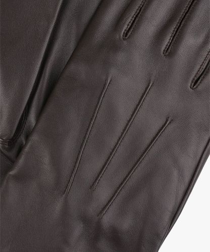 PROFUOMO Brown leather gloves