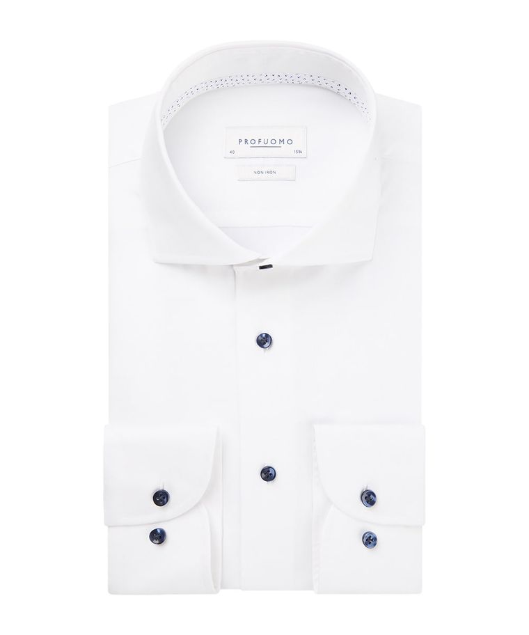White twill shirt